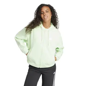 Damska bluza z kapturem zapinana na zamek adidas Future Icons 3 Stripes image-2