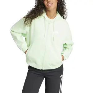 Damska bluza z kapturem zapinana na zamek adidas Future Icons 3 Stripes image-3