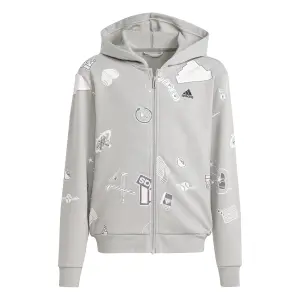 Felpa con cappuccio per bambini Adidas Brand Love image-0