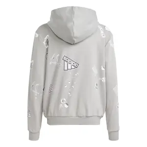 Felpa con cappuccio per bambini Adidas Brand Love image-1