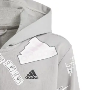 Felpa con cappuccio per bambini Adidas Brand Love image-4