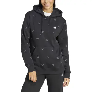 Sweatshirt med huva för kvinnor adidas Essentials Monogram Graphic image-3