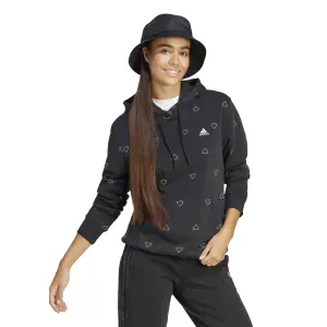 Sweatshirt med huva för kvinnor adidas Essentials Monogram Graphic image-1
