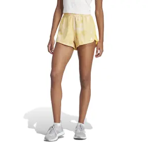 Calções de malha para mulher adidas Pacer Essentials AOP Flower Tie-Dye image-1