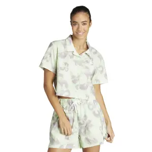 Camisa tejida de mujer adidas Floral Graphic image-0
