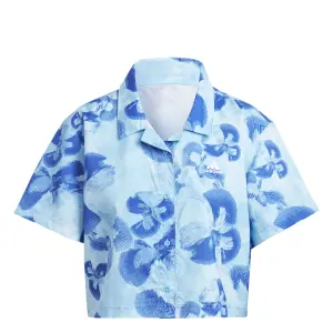 Camiseta mujer adidas Polo court toile graphisme floral image-0