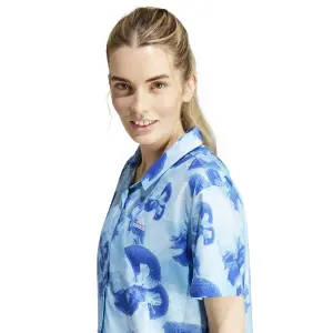 Camiseta mujer adidas Polo court toile graphisme floral image-6