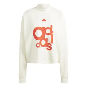 Sweatshirt, weit geschnitten, mit French-Terry-Print, Damen adidas image-0