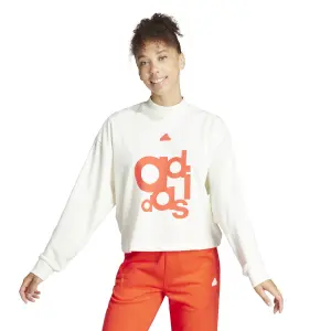 Sweatshirt, weit geschnitten, mit French-Terry-Print, Damen adidas image-1
