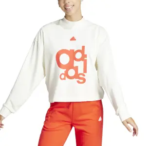 Sweatshirt, weit geschnitten, mit French-Terry-Print, Damen adidas image-3