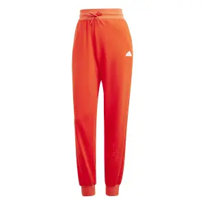 Printed French terry jogging trousers for women adidas image-0