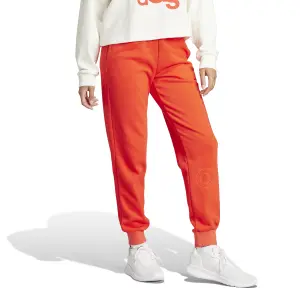 Printed French terry jogging trousers for women adidas image-1
