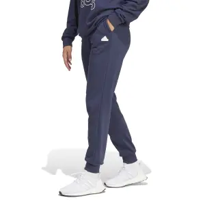 Printed French terry jogging trousers for women adidas image-1