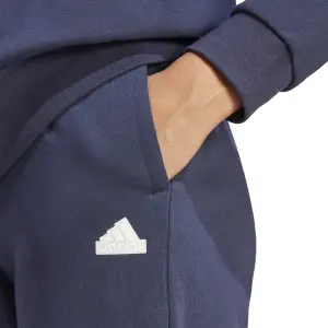 Printed French terry jogging trousers for women adidas image-4