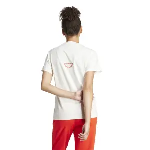 Camiseta bordada de mujer adidas image-3