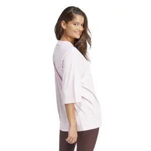 Camiseta bordada holgada de mujer adidas image-4