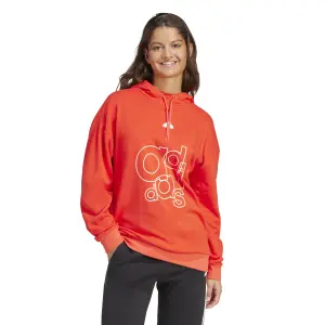 Sweatshirt mit Kapuze mit French-Terry-Print, Damen adidas image-1