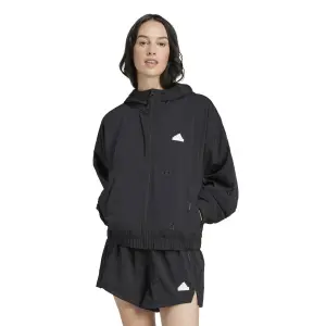 Giacca impermeabile da donna, aderente adidas Embroidery image-1