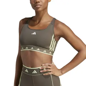 Brassière maintien moyen femme adidas Powerreact Hyperglam Color Pop image-3