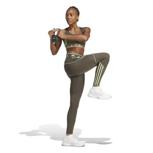 Brassière maintien moyen femme adidas Powerreact Hyperglam Color Pop image-4