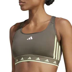 Brassière maintien moyen femme adidas Powerreact Hyperglam Color Pop image-2