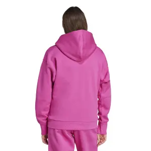 Felpa con cappuccio in pile a zip completa donna adidas All SZN image-2