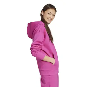 Felpa con cappuccio in pile a zip completa donna adidas All SZN image-3