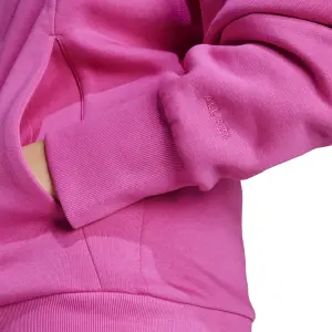 Felpa con cappuccio in pile a zip completa donna adidas All SZN image-5