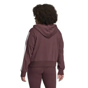 Women's 1/4 Zip Hoodie adidas Essentials 3 stripes image-2