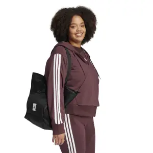 Women's 1/4 Zip Hoodie adidas Essentials 3 stripes image-3