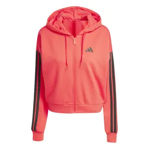 Kapuschongtröja med dragkedja för kvinnor adidas Essentials 3-Stripes image-0