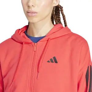 Kapuschongtröja med dragkedja för kvinnor adidas Essentials 3-Stripes image-4