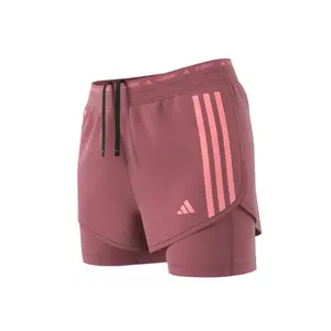 Pantalón corto 2 en 1 mujer adidas Own the Run 3-Stripes image-5