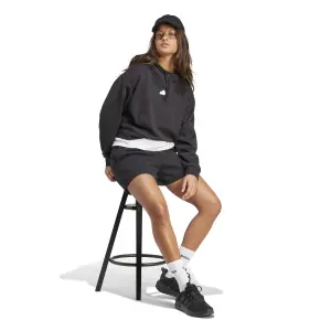 Damen-Sweatshirt mit besticktem Kapuzenpullover crop french terry adidas image-2