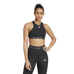 Women's medium support high neck bra adidas Techfit image-1