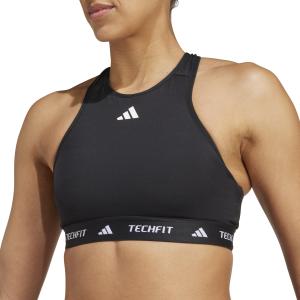 Women's medium support high neck bra adidas Techfit image-5