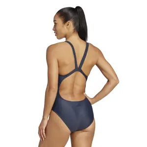 Badeanzug, einteilig, mit V-Ausschnitt, Damen adidas 3-Stripes Graphic image-4