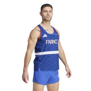 Tank top adidas Team France Adizero image-2