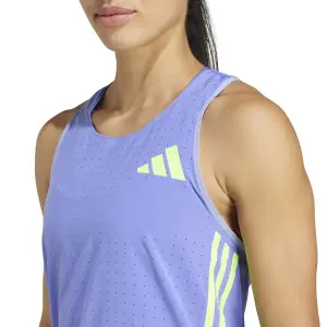Tampo do tanque feminino adidas Adizero Promo image-5