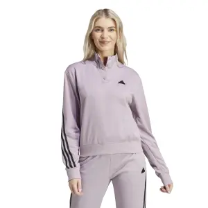 Women's sweat jacket adidas Iconic Warpping 3-Stripes Snap image-2