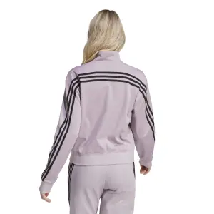 Women's sweat jacket adidas Iconic Warpping 3-Stripes Snap image-4