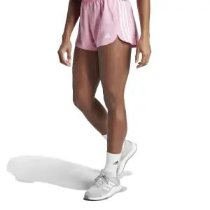 Shorts da allenamento a vita alta Adidas Pacer Pacer 3 Stripes Woven image-4