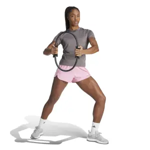 Shorts da allenamento a vita alta Adidas Pacer Pacer 3 Stripes Woven image-2