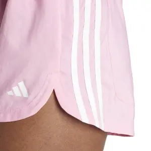 Shorts da allenamento a vita alta Adidas Pacer Pacer 3 Stripes Woven image-6