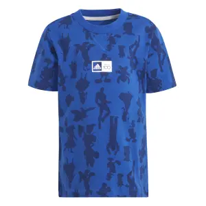 Conjunto de t-shirt e calções para criança adidas Disney 100 image-1