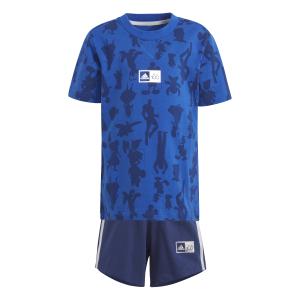 it8783-ensemble-t-shirt-et-short-enfant-adidas-disney-100-royblu-dkblue-silvmt