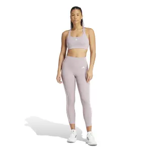 Legging pleine longueur femme adidas Optime 3 Stripes image-1