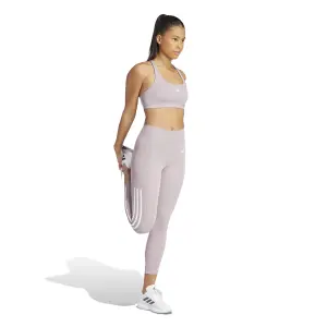 Legging pleine longueur femme adidas Optime 3 Stripes image-4