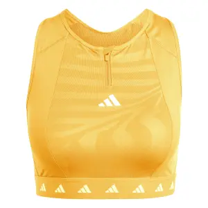 BH mit mittlerem Halt und hohem Halsausschnitt mit Reißverschluss, Damen adidas Powerreact Techfit image-0