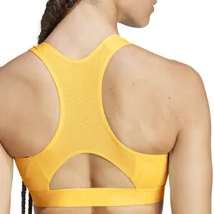 BH mit mittlerem Halt und hohem Halsausschnitt mit Reißverschluss, Damen adidas Powerreact Techfit image-5